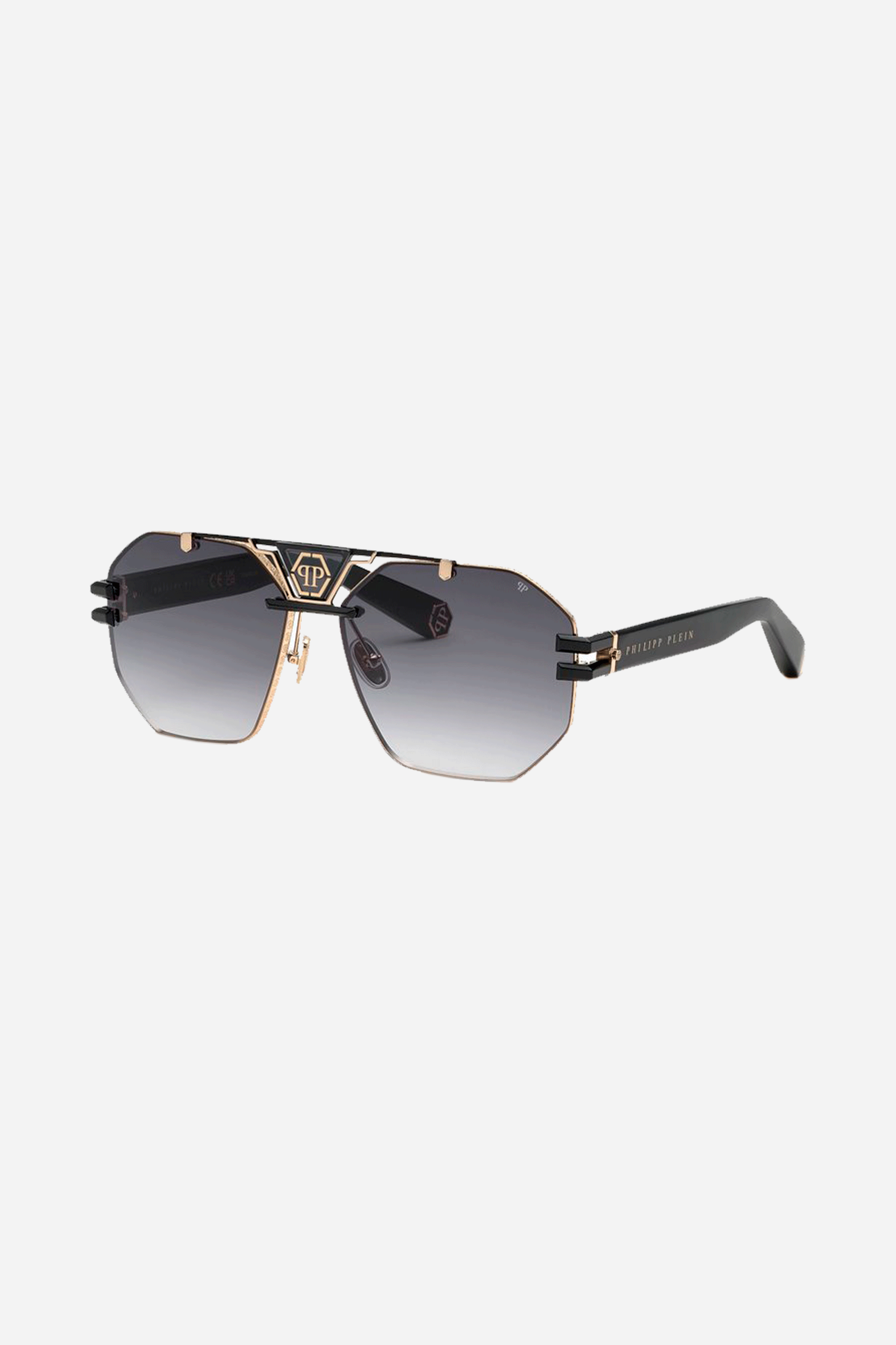 Philipp Plein metal grey sunglasses