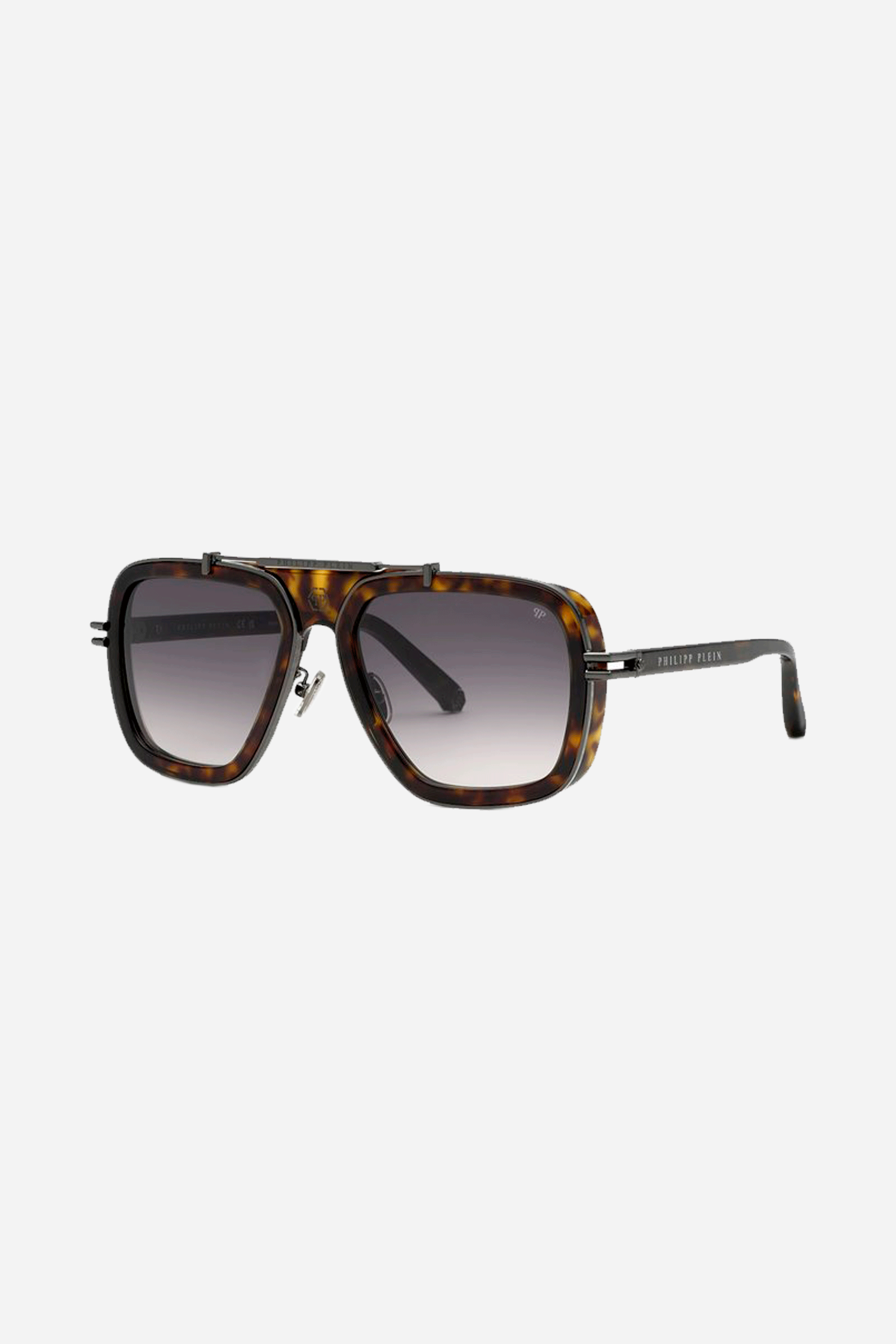 Philipp Plein pilot combined havana sunglasses
