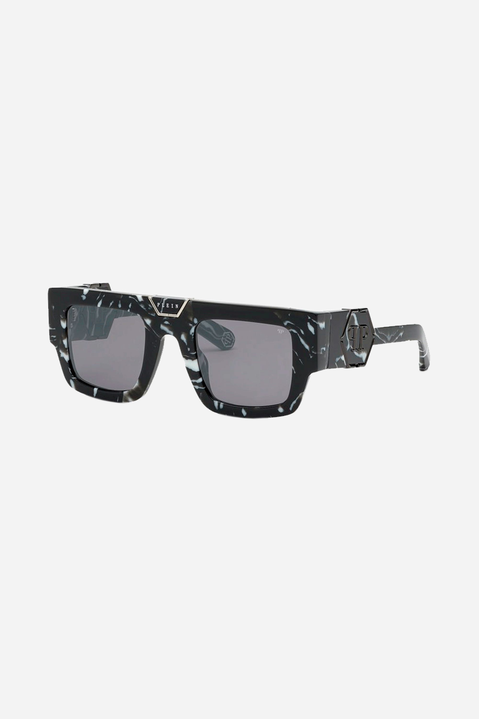 Philipp Plein squared marble sunglasses