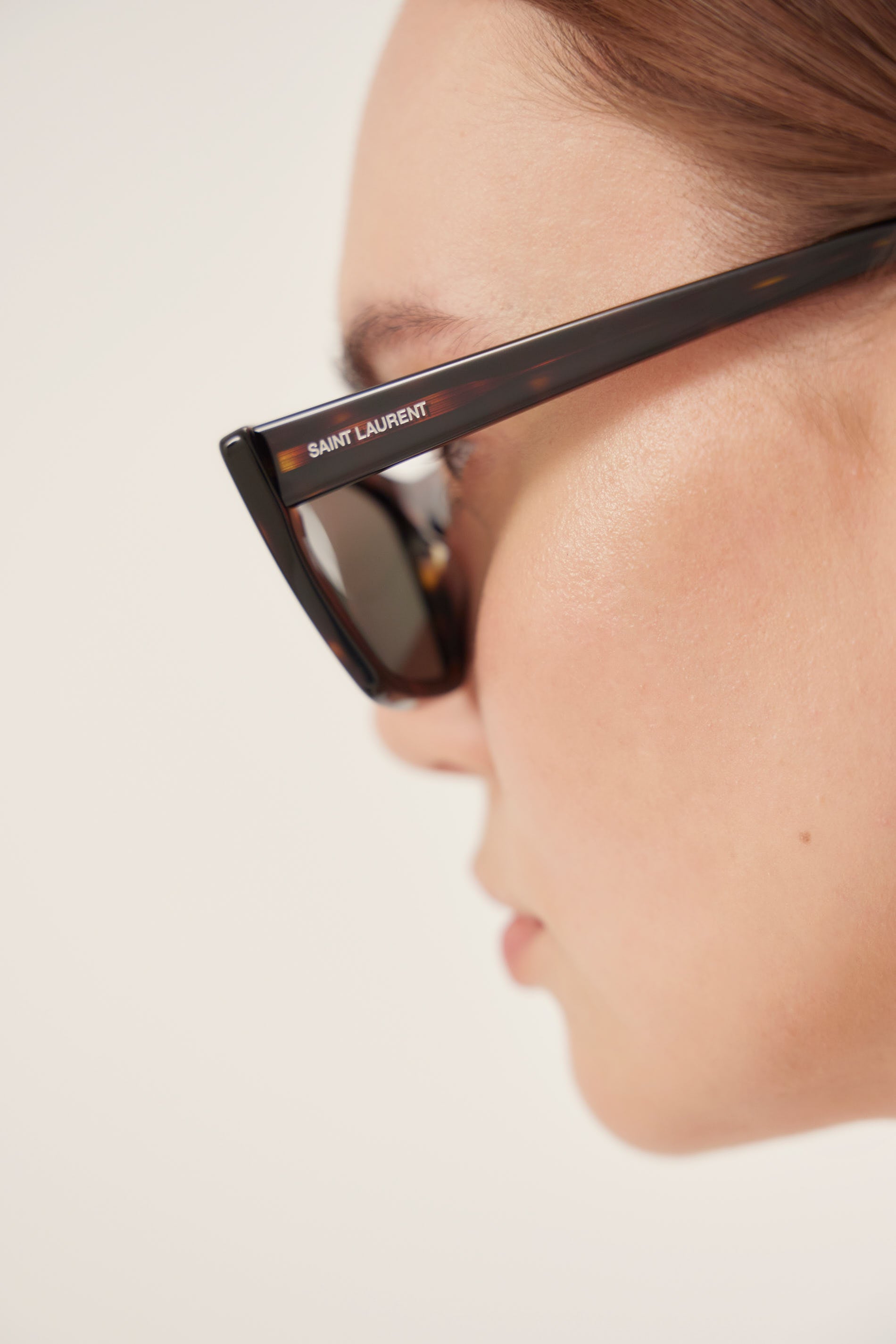 Saint Laurent iconic MICA cat-eye havana sunglasses